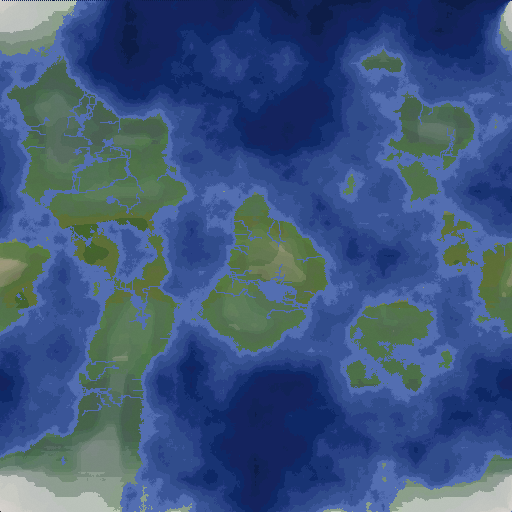 Kaelan's terrain map