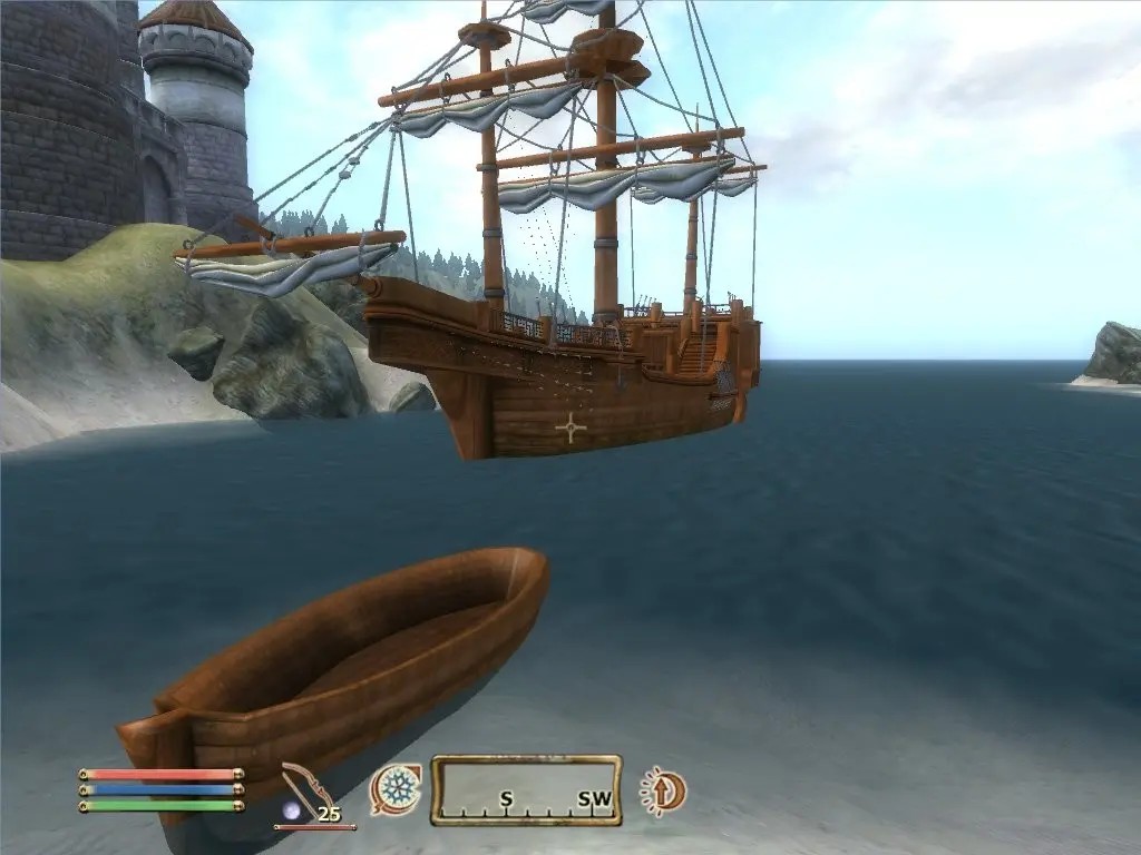 Screenshot from Jason1s Pilotable Pirate Ship mod